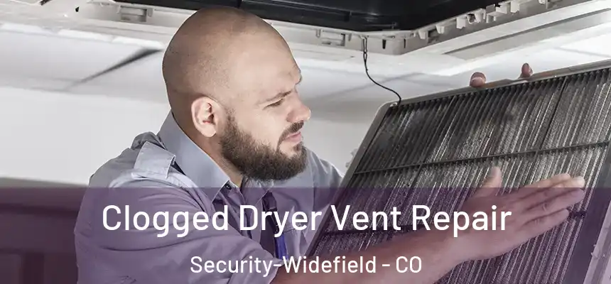  Clogged Dryer Vent Repair Security-Widefield - CO